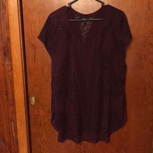 Maroon tunic